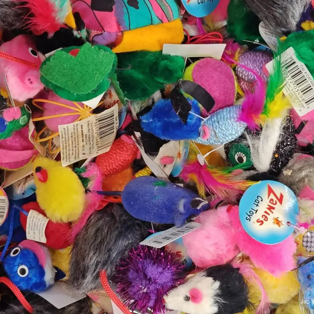 Cat Toys  Bulk 40 Toys Many Nice Brands Always Different Selection